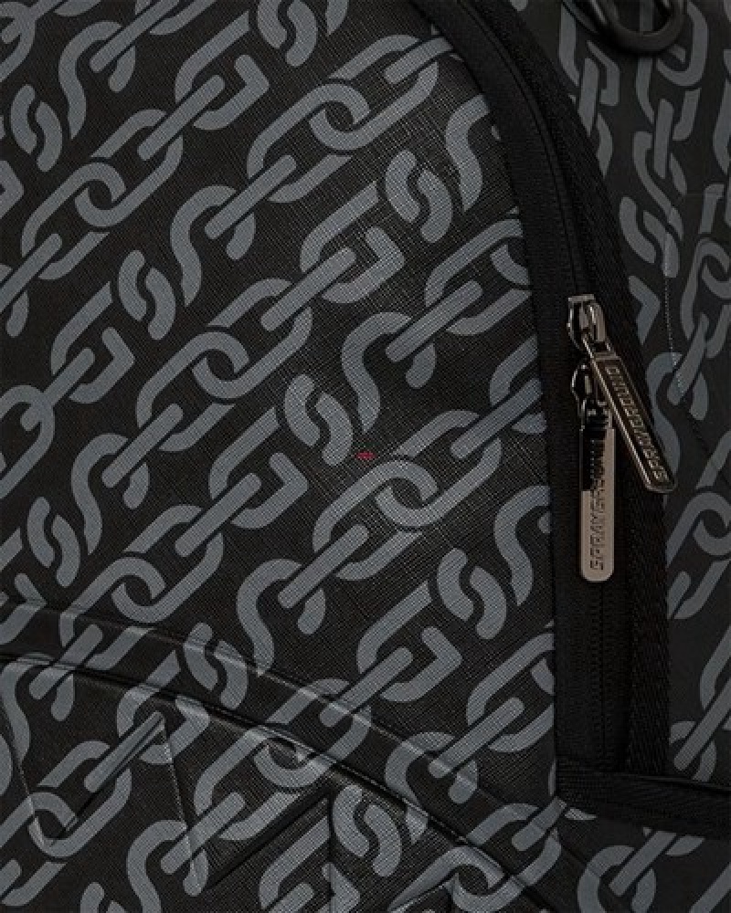 Black Sprayground Magnetic Pulse (Dlxv) Backpacks | 47169-NLBT