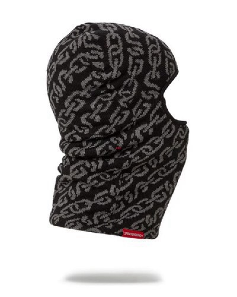 Black Sprayground Magnetic Pulse Ski Masks | 71829-RCDY