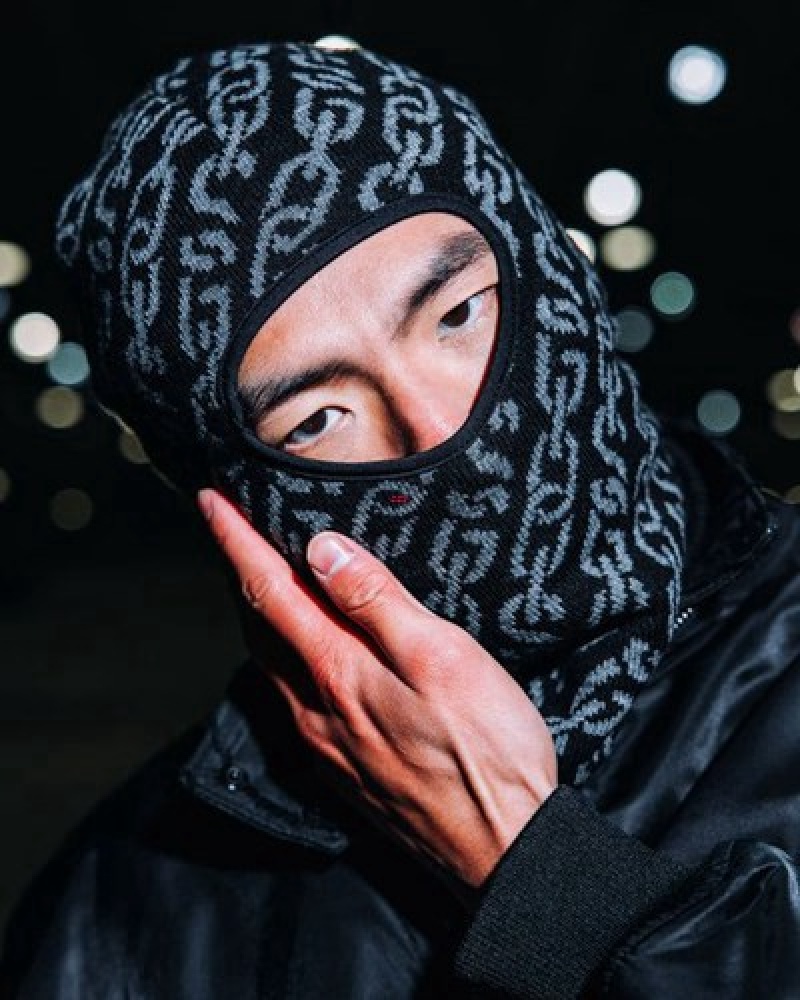 Black Sprayground Magnetic Pulse Ski Masks | 71829-RCDY