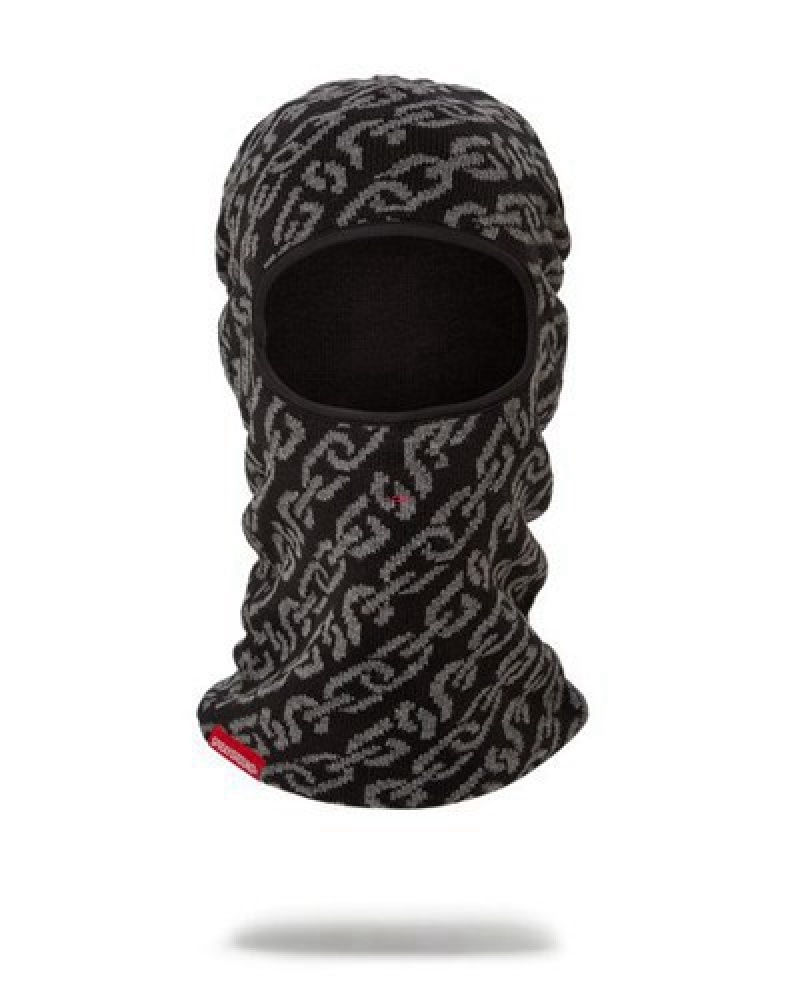 Black Sprayground Magnetic Pulse Ski Masks | 71829-RCDY