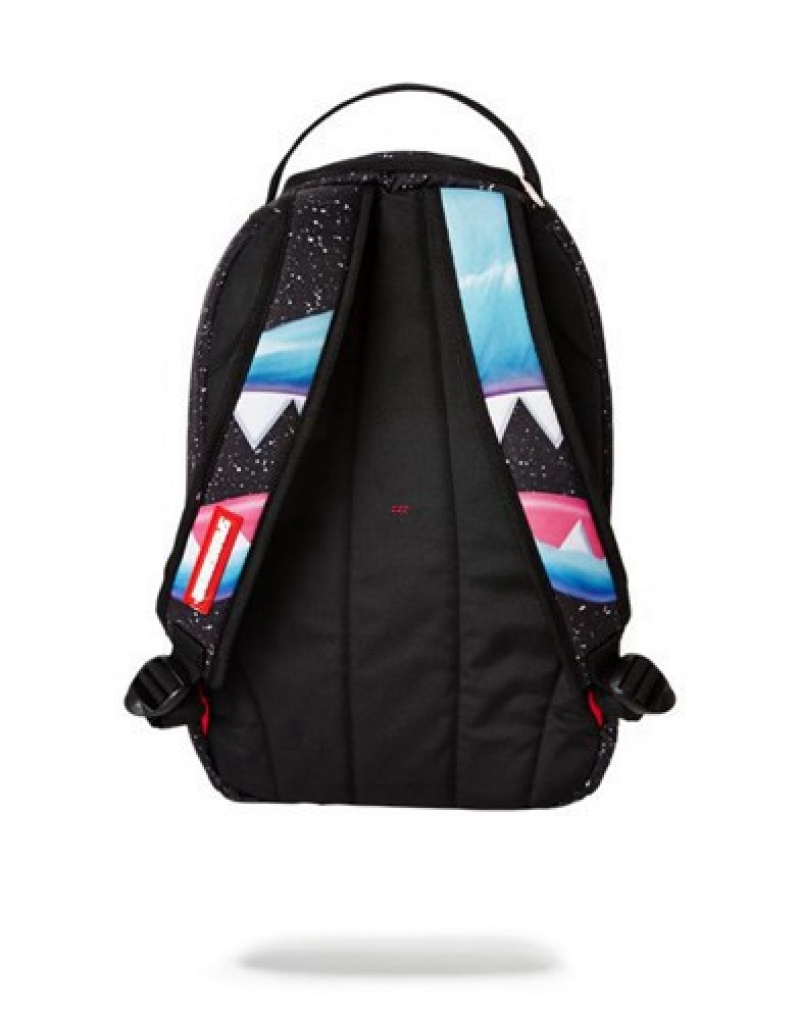 Black Sprayground Mini Troll Fury Backpacks | 79438-ZEXC