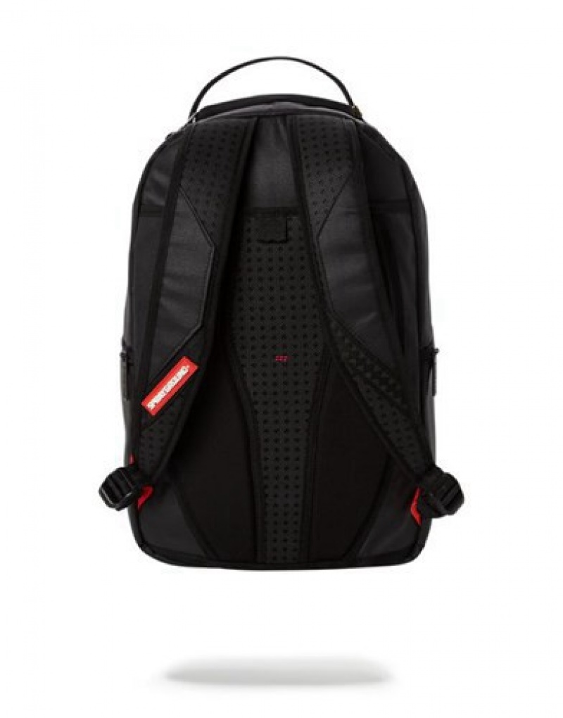 Black Sprayground Money Pulley Backpacks | 93065-QWHN