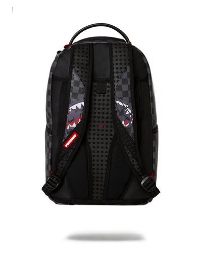 Black Sprayground Naruto Sasuke (Dlxv) Backpacks | 96452-DYQK