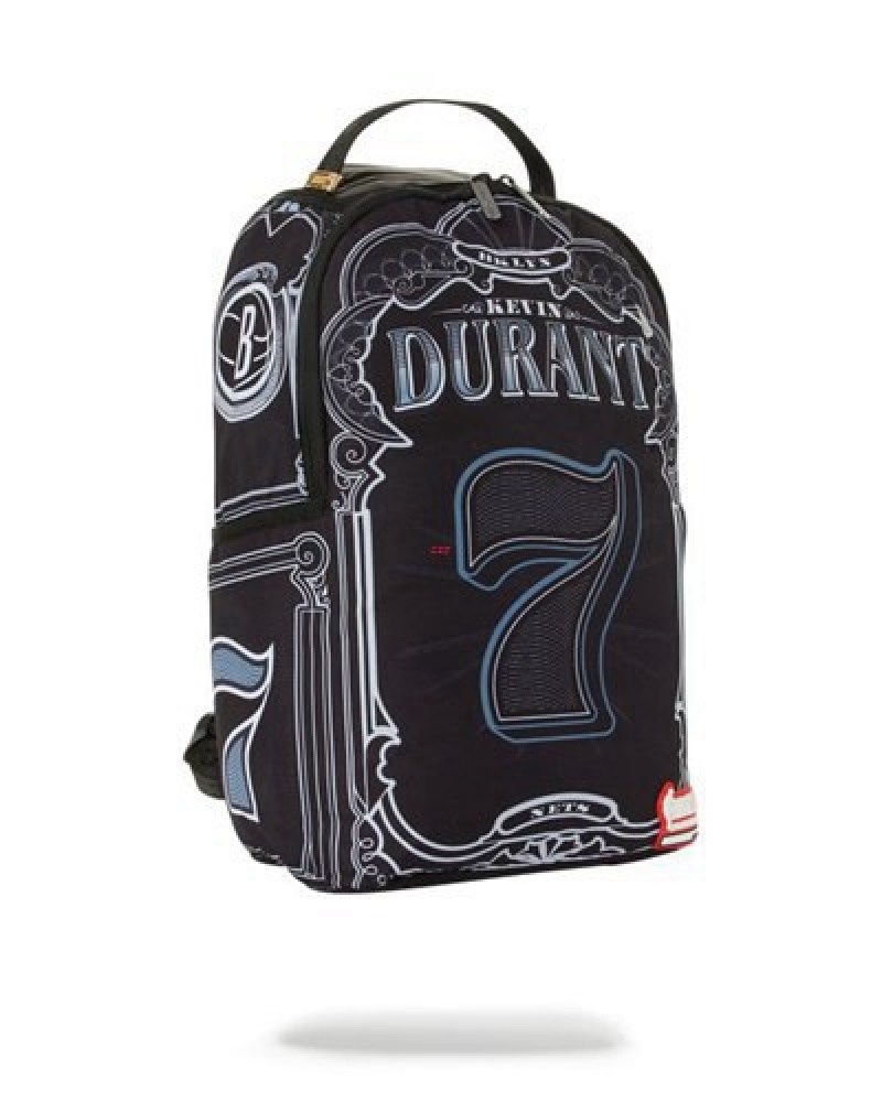 Black Sprayground Nba Durant Money Backpacks | 29146-YGVP