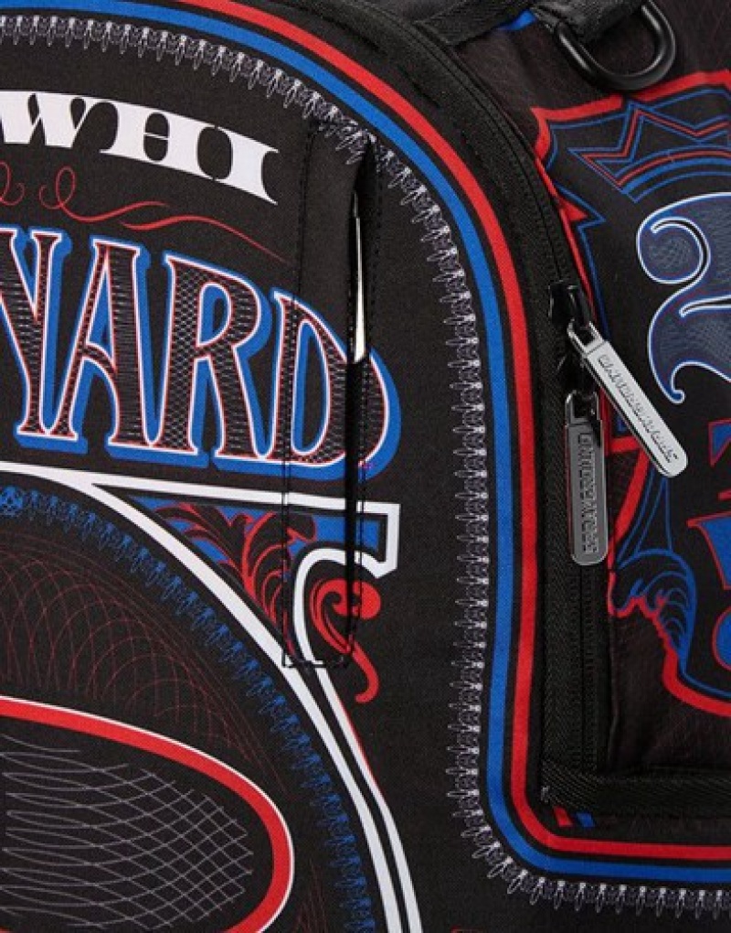 Black Sprayground Nba Leonard Money Backpacks | 74918-QTVB