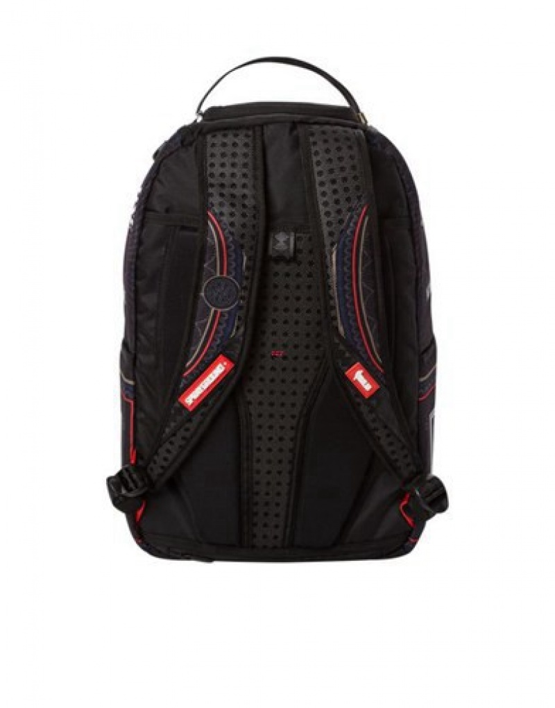 Black Sprayground Nba Zion Money Backpacks | 70614-ZOJV