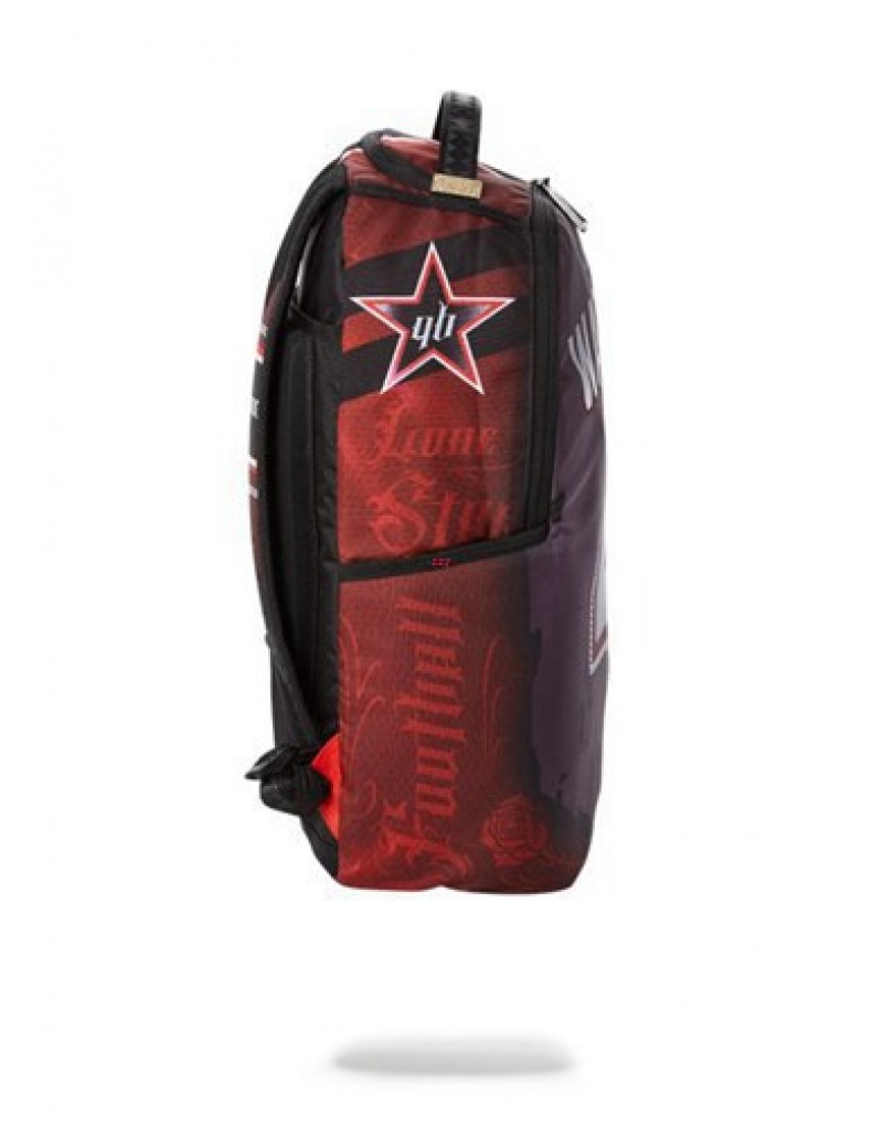 Black Sprayground Nfl Deshaun Watson Backpacks | 58497-JKCY