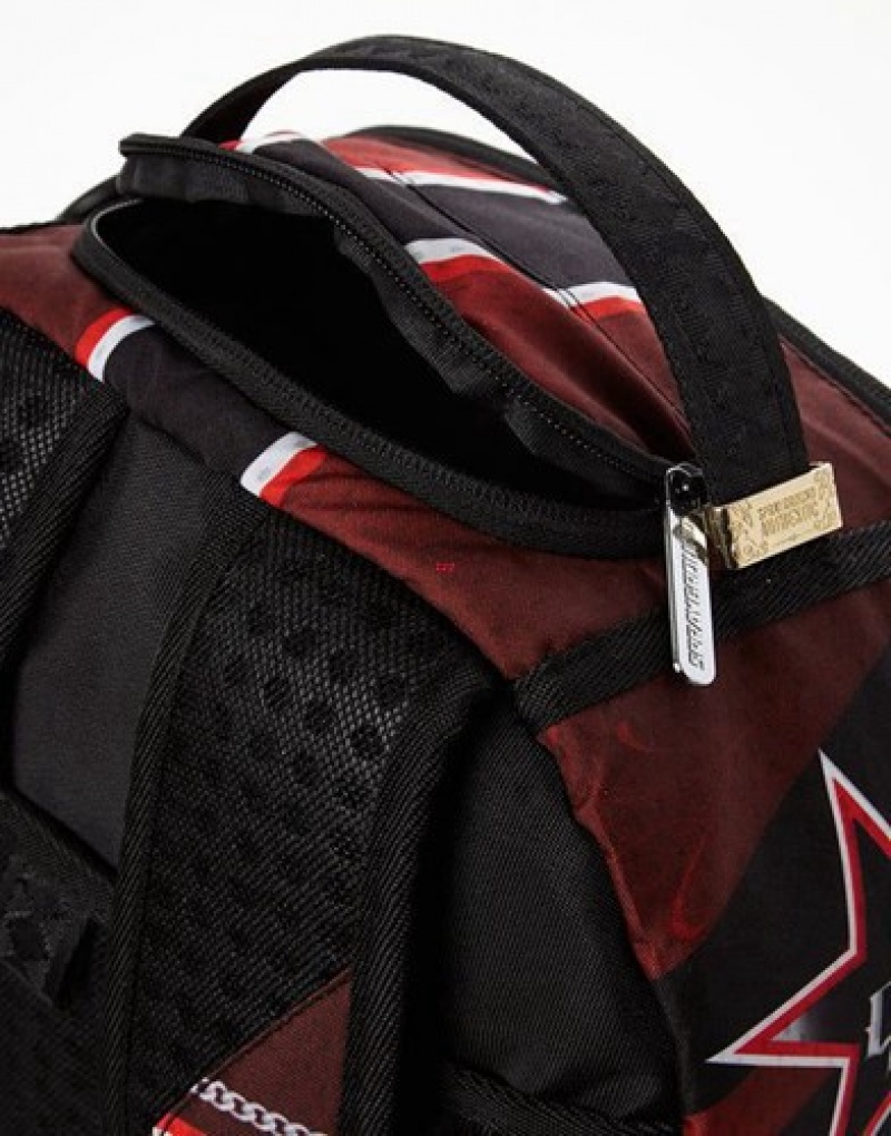 Black Sprayground Nfl Deshaun Watson Backpacks | 58497-JKCY