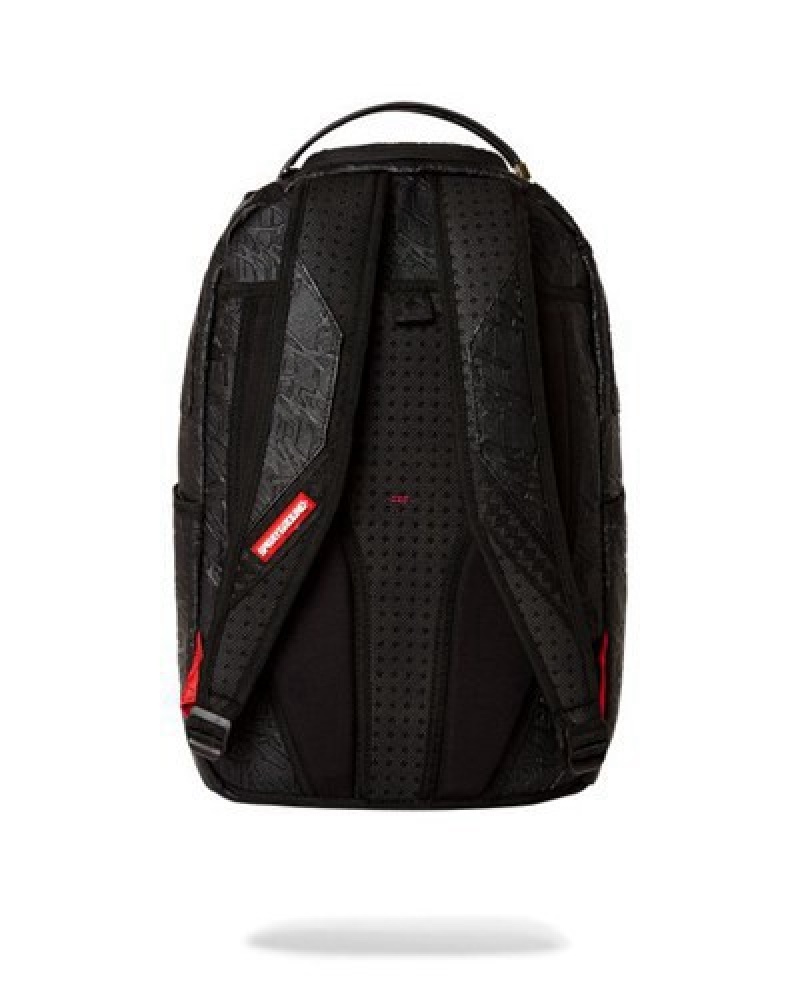 Black Sprayground Nightflight G800 (Dlxv) Backpacks | 67581-JFAO