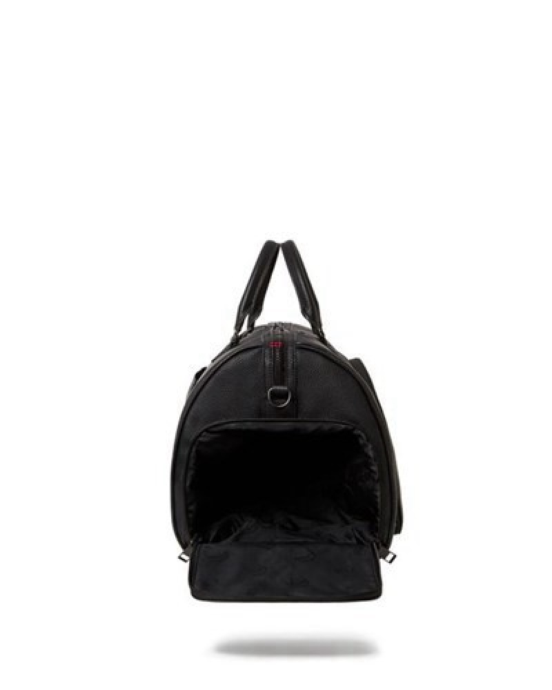 Black Sprayground Obsidian Stunner A.I.6 Sandflower Collab Duffle Bags | 97086-SWFT