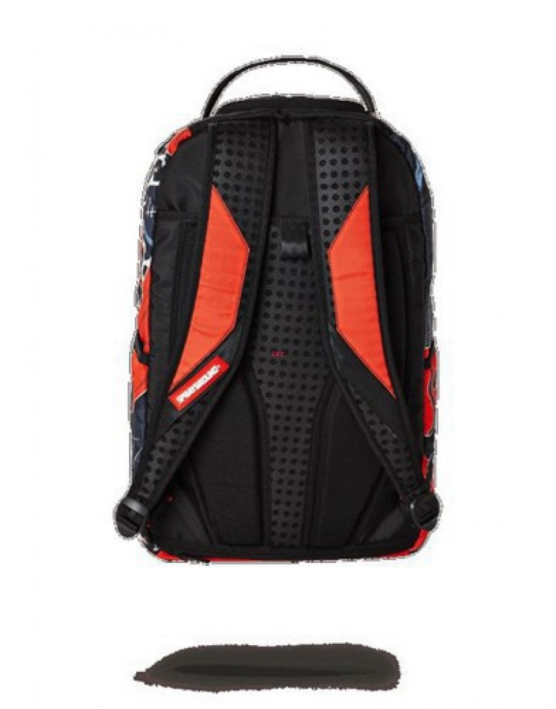 Black Sprayground Odell Beckham Jr Mayhem Shark Backpacks | 97405-HWLV