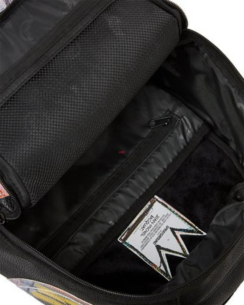 Black Sprayground Official Basquiat Untitled 1982 (Dlxv) Backpacks | 53012-RKIY