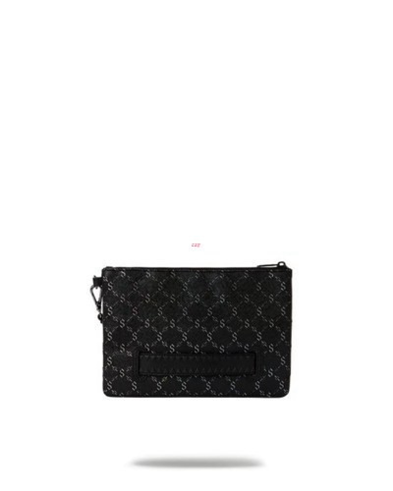 Black Sprayground Pri M Superjet Crossover Clutch Bag | 38164-BPWM