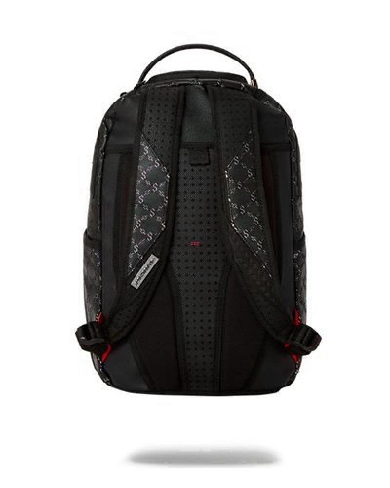 Black Sprayground Pri M Superjet (Dlxv) Backpacks | 57120-TZKU