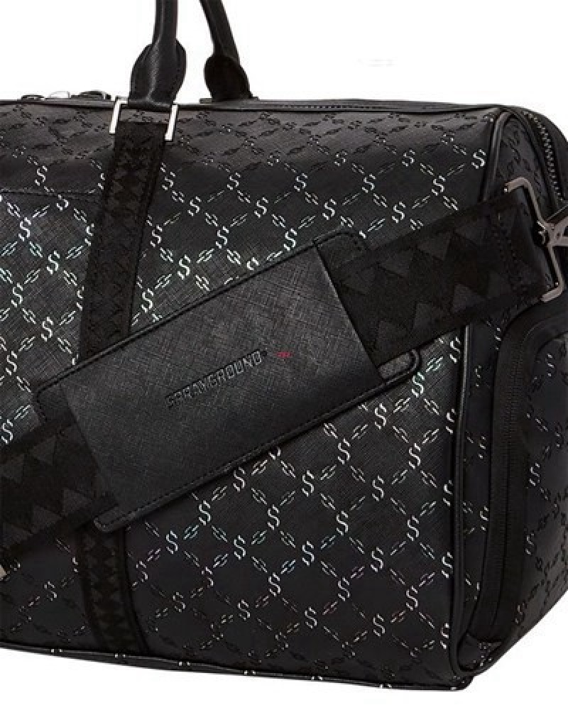 Black Sprayground Pri M Superjet Duffle Bags | 39421-NRZI