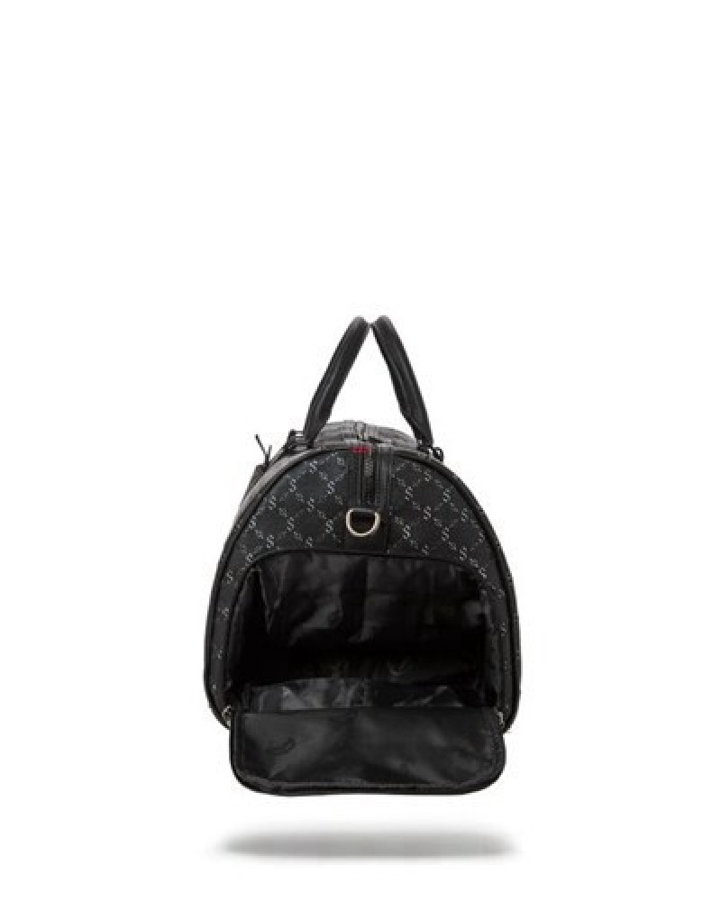 Black Sprayground Pri M Superjet Mini Duffle Bags | 12568-VAOU