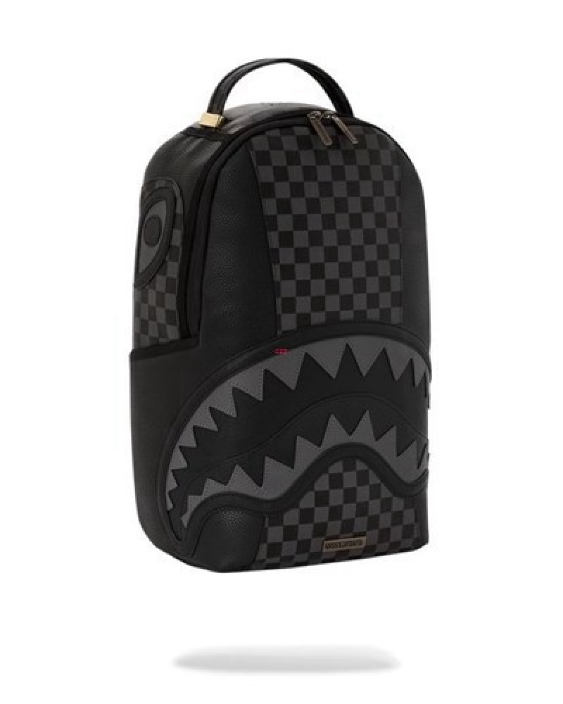 Black Sprayground Raceway Shadow Phantom (Dlxv) Backpacks | 87921-RPTJ