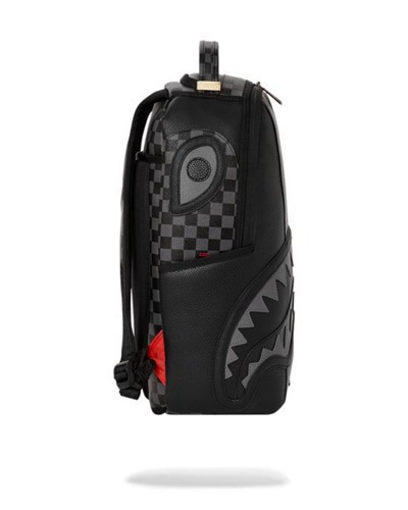 Black Sprayground Raceway Shadow Phantom (Dlxv) Backpacks | 87921-RPTJ