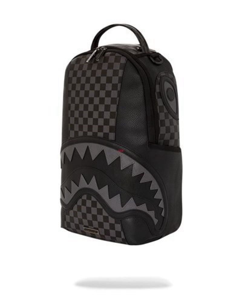 Black Sprayground Raceway Shadow Phantom (Dlxv) Backpacks | 87921-RPTJ