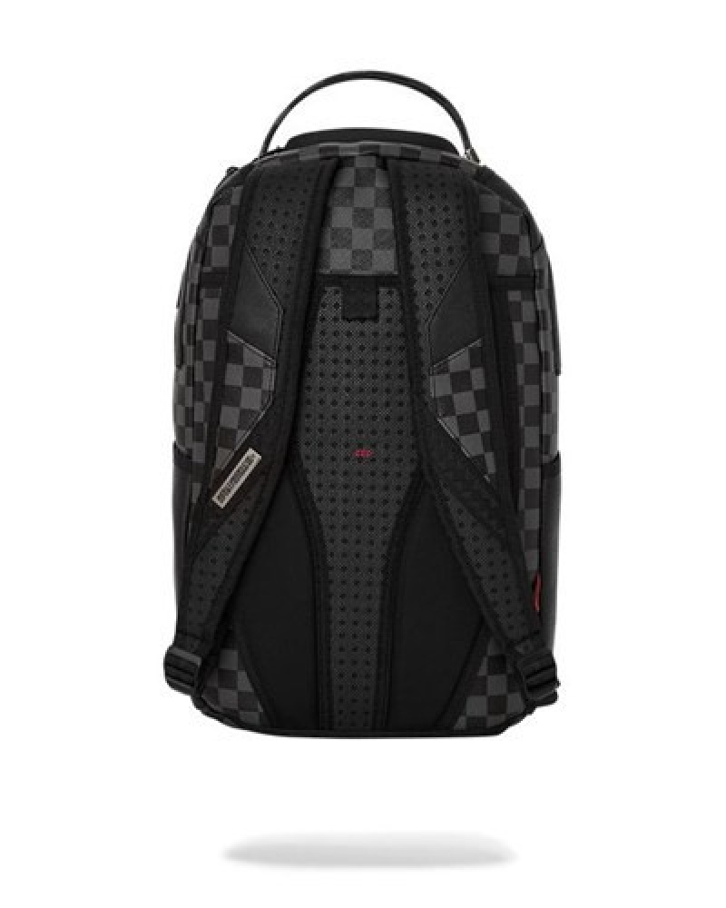 Black Sprayground Raceway Shadow Phantom (Dlxv) Backpacks | 87921-RPTJ