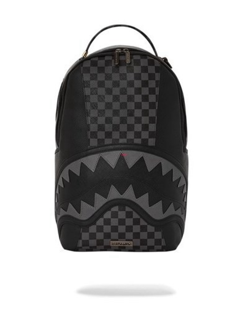 Black Sprayground Raceway Shadow Phantom (Dlxv) Backpacks | 87921-RPTJ