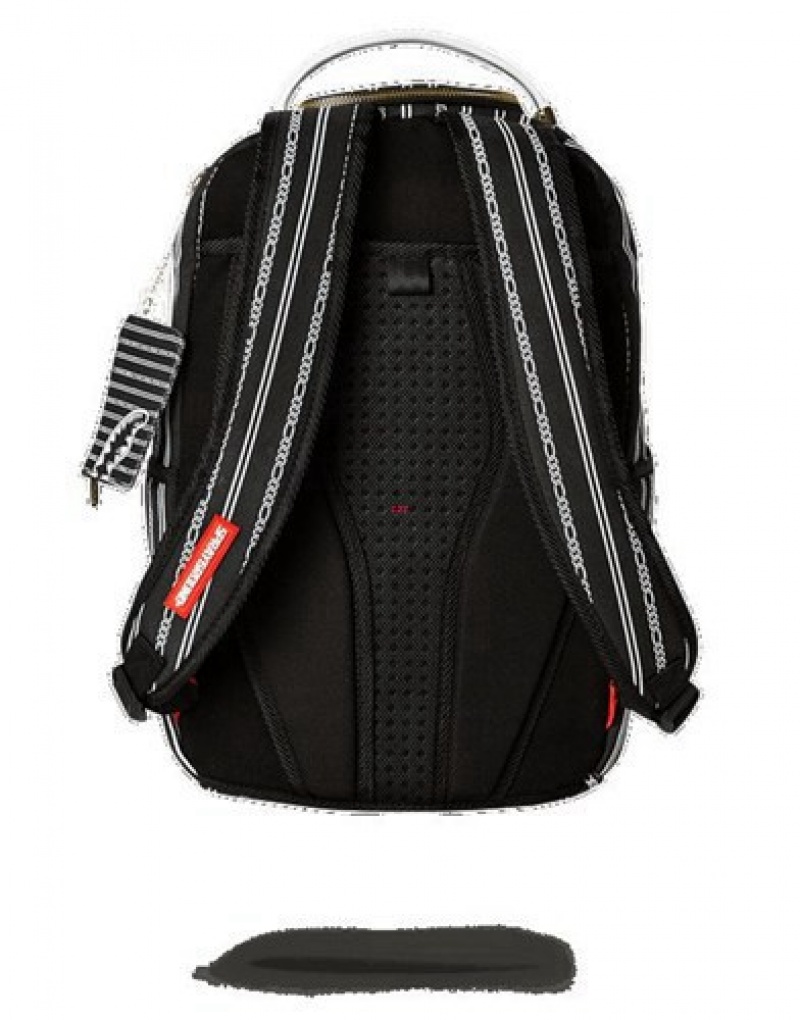 Black Sprayground Reverse Sharks In Paris Backpacks | 31248-HFKU