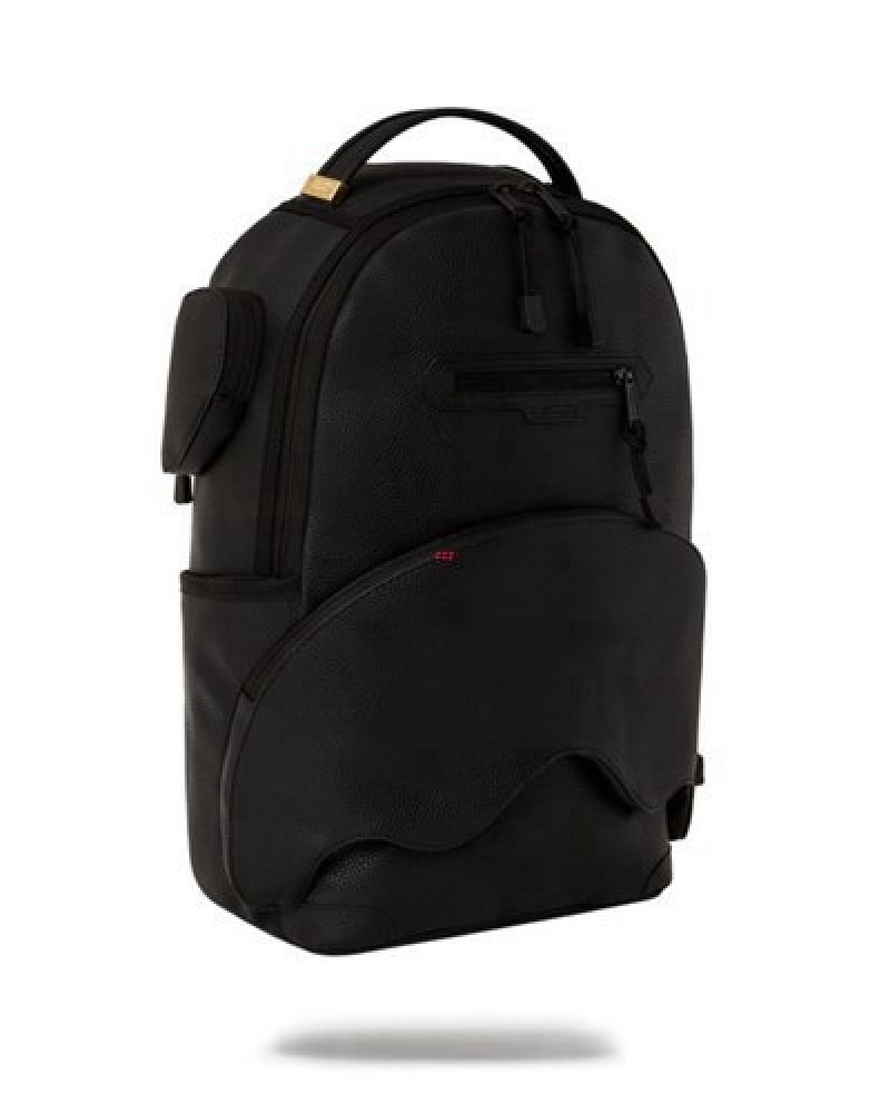 Black Sprayground Rich Rover Cargo Shark (Dlxv) Backpacks | 87361-BRDY