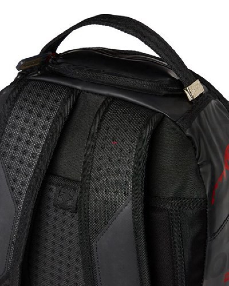 Black Sprayground Rip Me Open (Frosted Transparent) Backpacks | 26810-VDSE