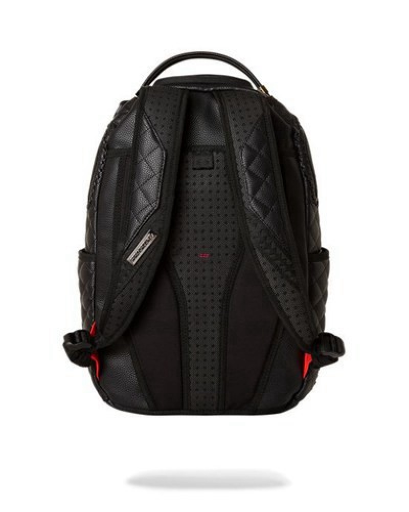 Black Sprayground Riviera (Blk) Backpacks | 10376-VZGB