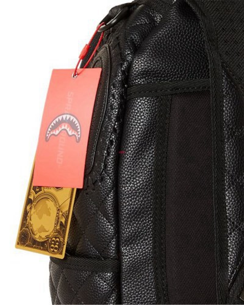 Black Sprayground Riviera (Blk) Backpacks | 10376-VZGB