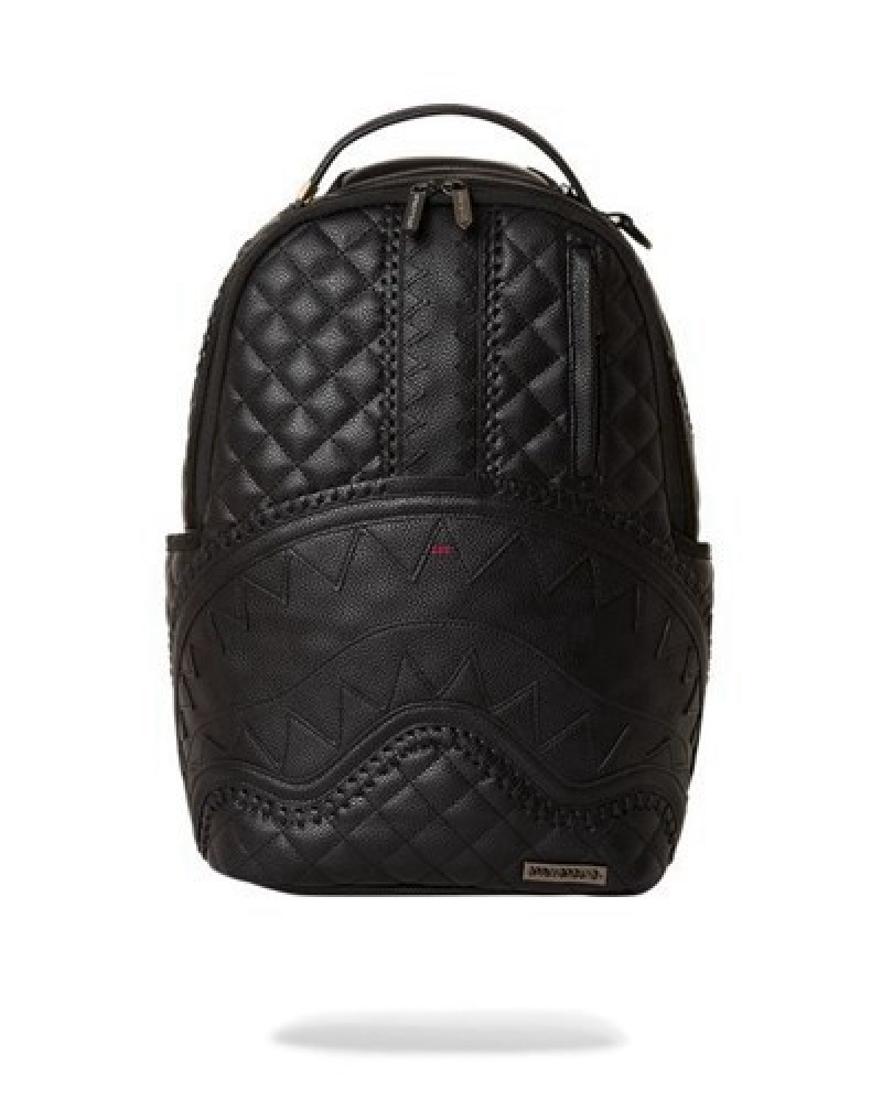 Black Sprayground Riviera (Blk) Backpacks | 10376-VZGB