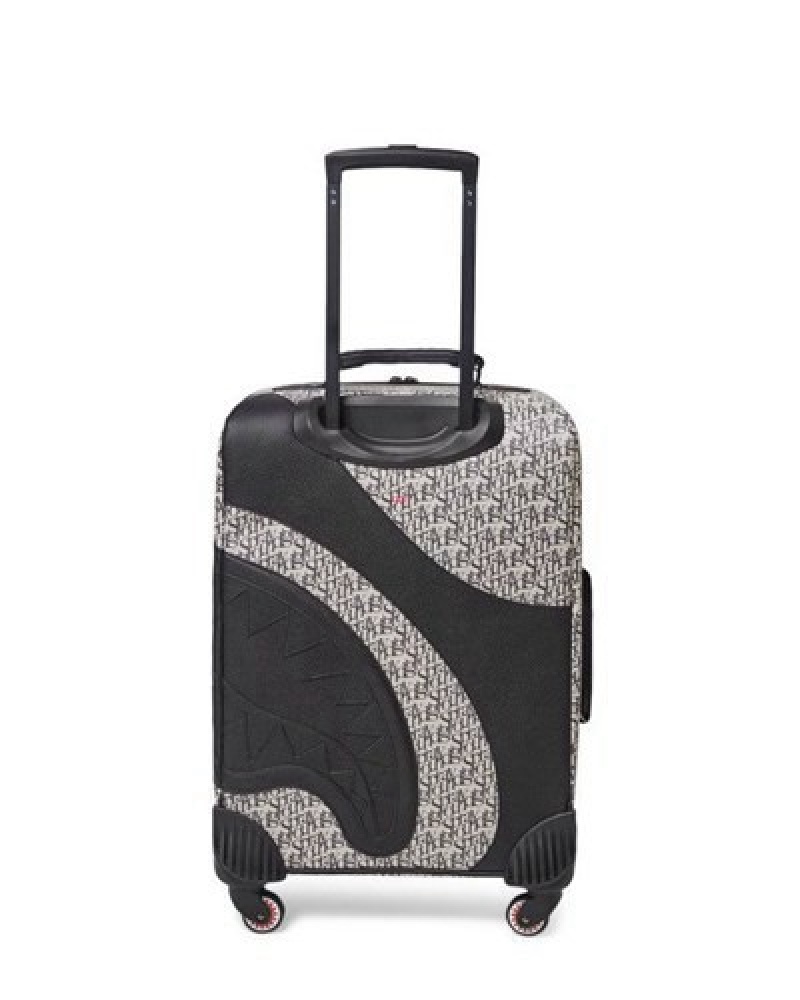 Black Sprayground Sg All Day Jetsetter Carry-on Luggage | 89234-OMIZ