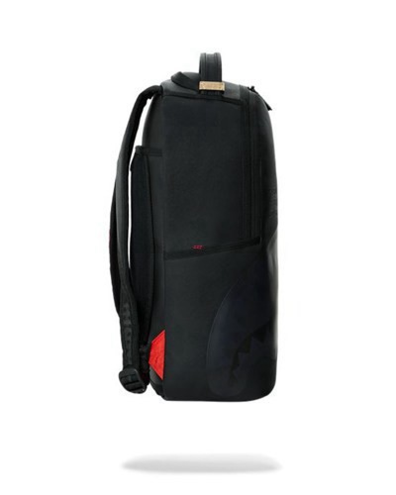 Black Sprayground Shark Central (Dlxv) Backpacks | 86709-YHRX