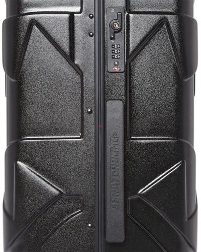 Black Sprayground Sharkitecture Molded 2 Pc Luggage Set | 42180-FAWM