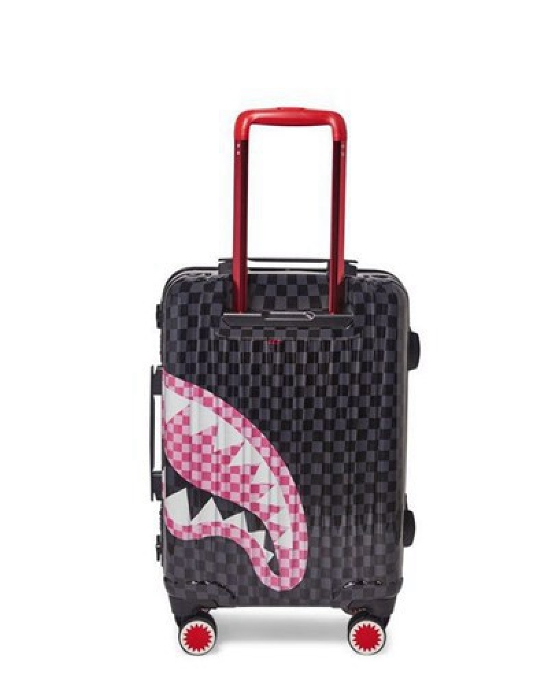 Black Sprayground Sharks In Candy Carry-on Luggage | 09132-WSKQ