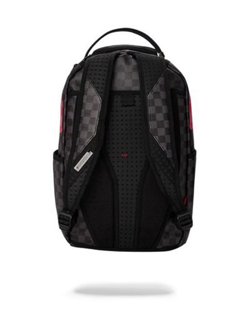 Black Sprayground Sharks In Candy (Dlxv) Backpacks | 63987-UJNL