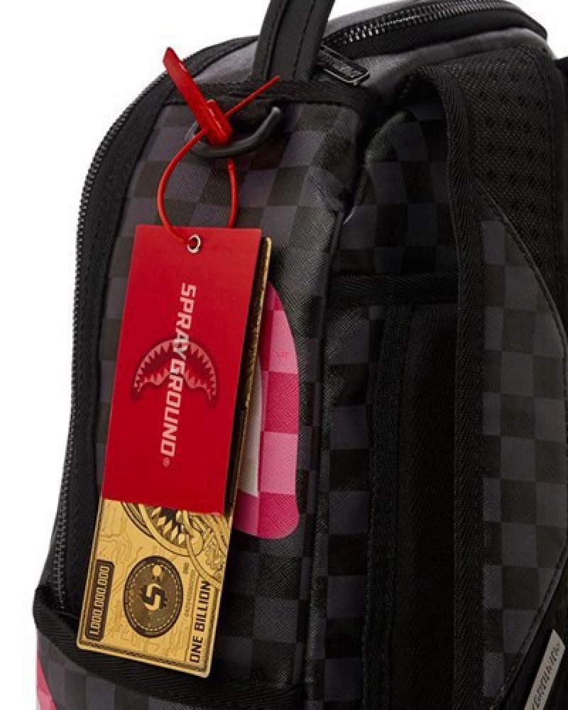 Black Sprayground Sharks In Candy (Dlxv) Backpacks | 63987-UJNL