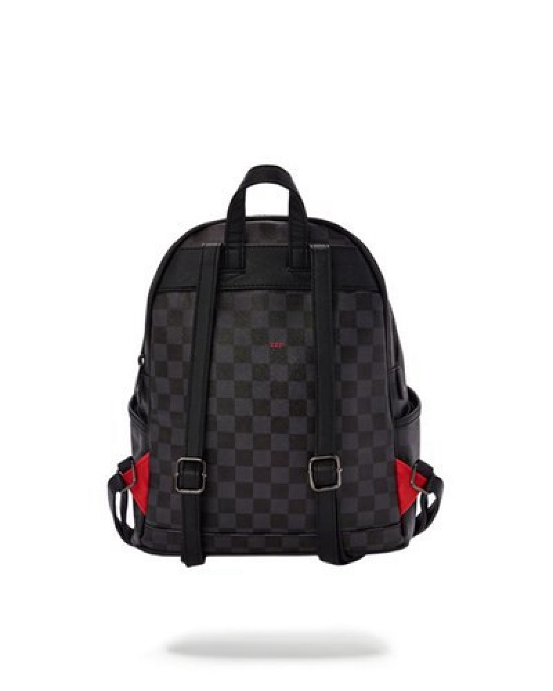 Black Sprayground Sharks In Candy Savage Backpacks | 06213-QBEN