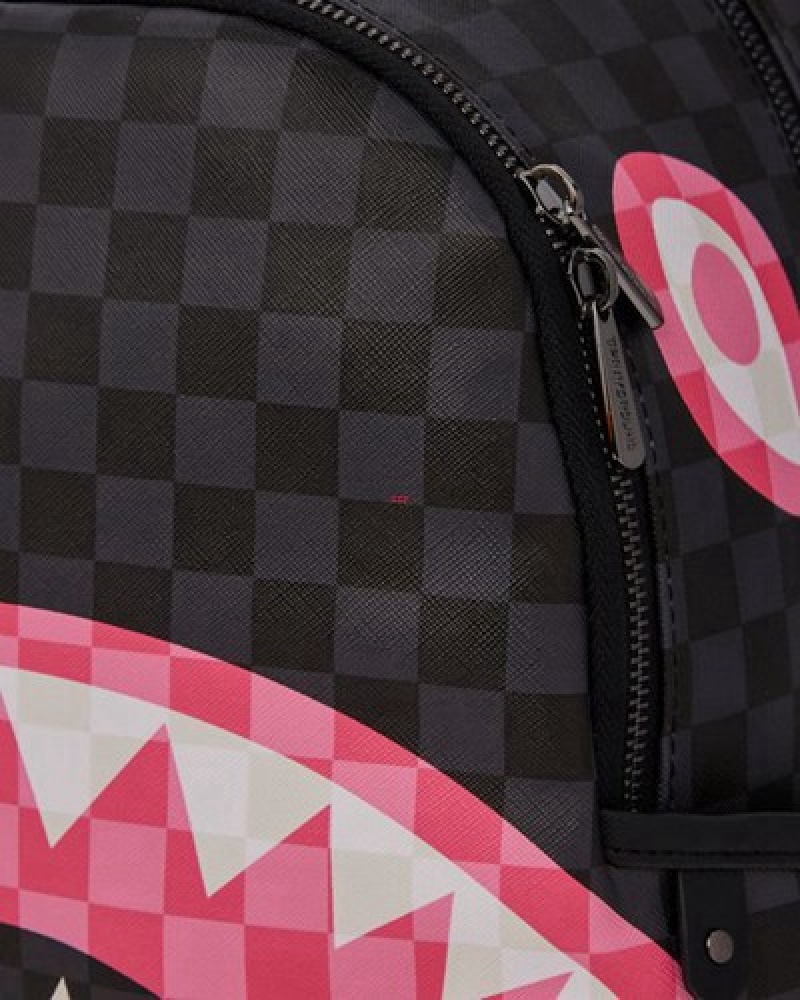 Black Sprayground Sharks In Candy Savage Backpacks | 06213-QBEN