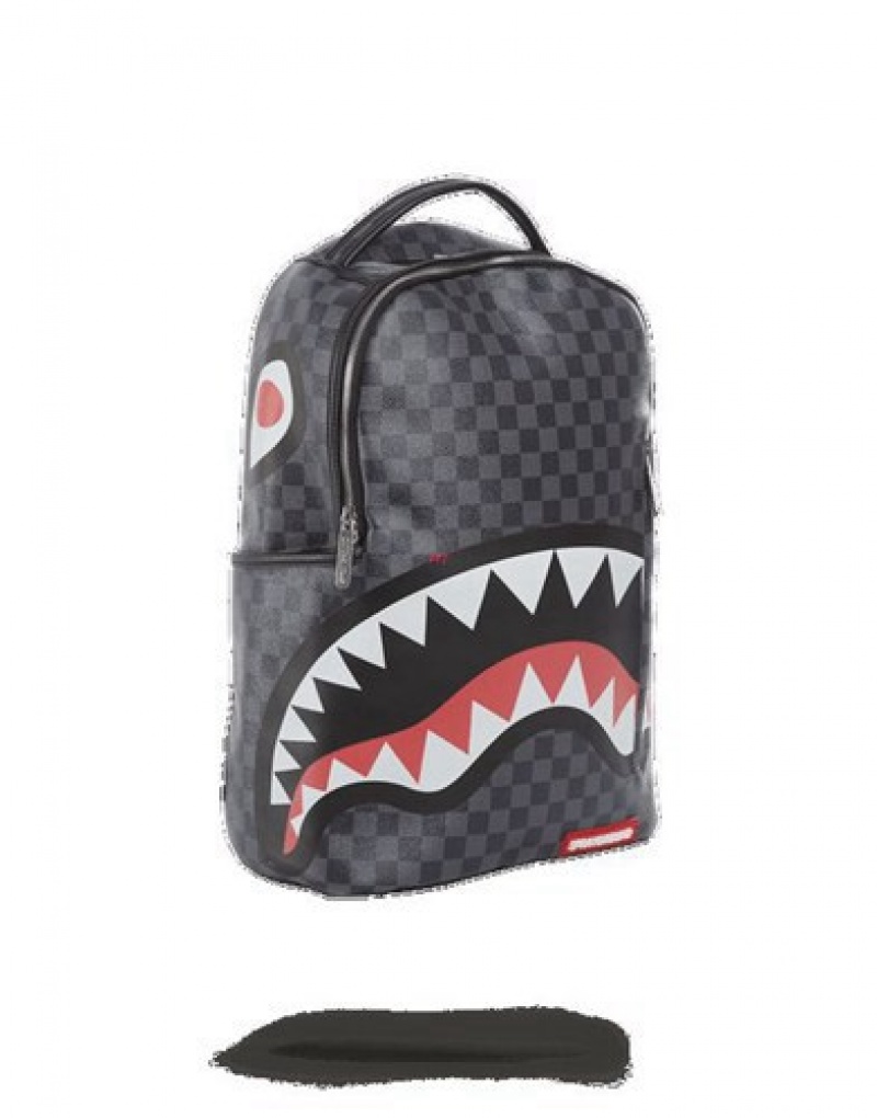 Black Sprayground Sharks In Paris Backpacks | 93528-CHQA