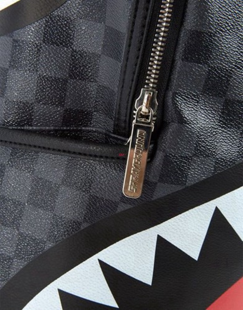 Black Sprayground Sharks In Paris Backpacks | 93528-CHQA