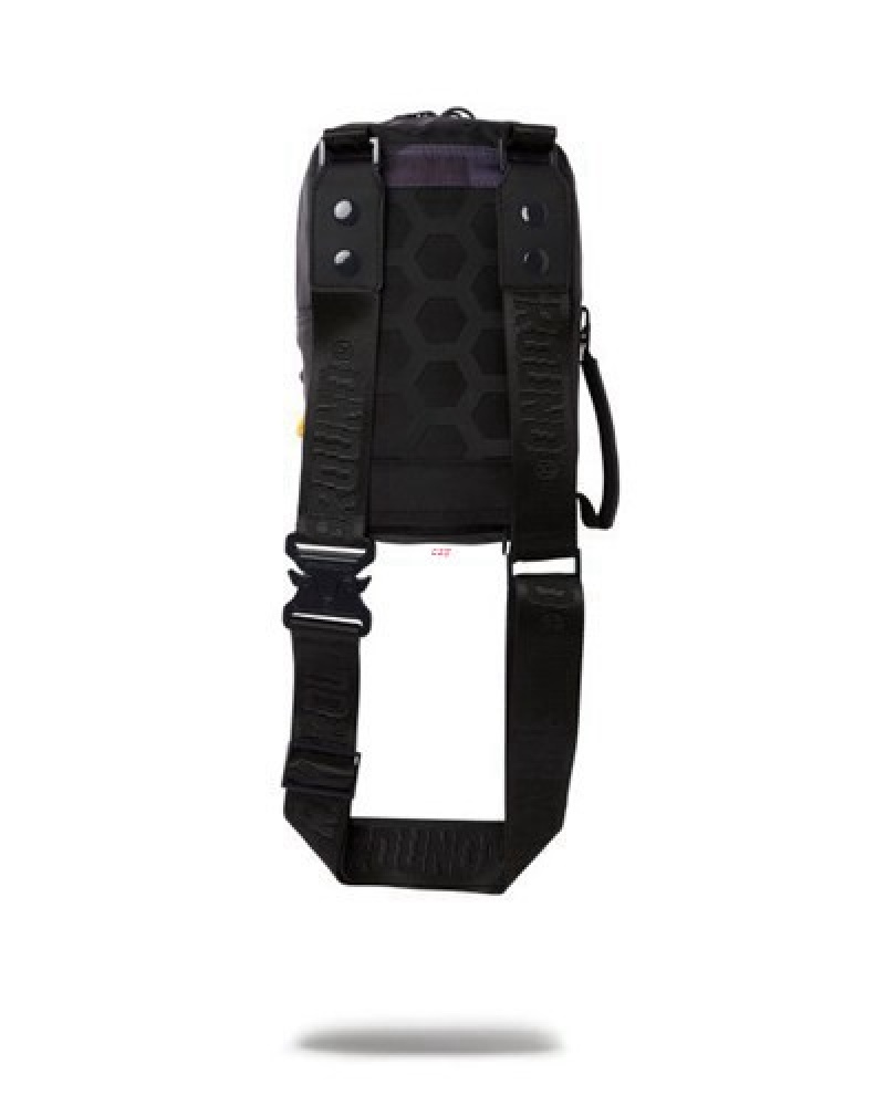 Black Sprayground Special Ops Ab Cargo Crossbody Bags | 95731-GJIV