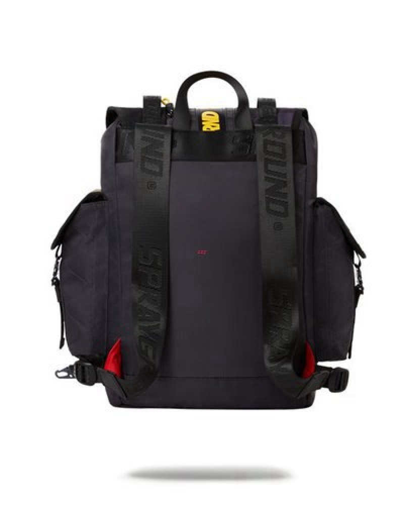 Black Sprayground Special Ops Ab Crusher Backpacks | 67325-ALME