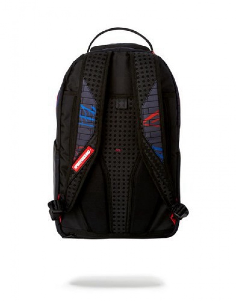 Black Sprayground Spiderman: Wildstyle Backpacks | 74609-YHLX