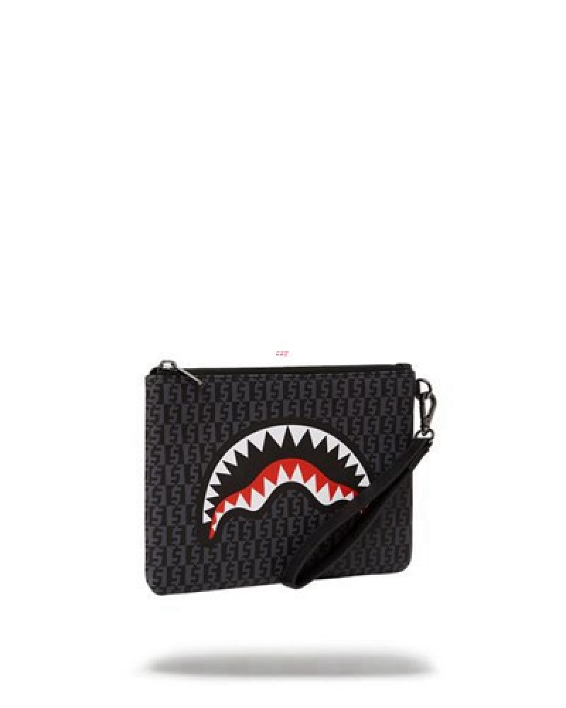 Black Sprayground Spraygatti Revv Crossover Clutch Bag | 85137-DUMA