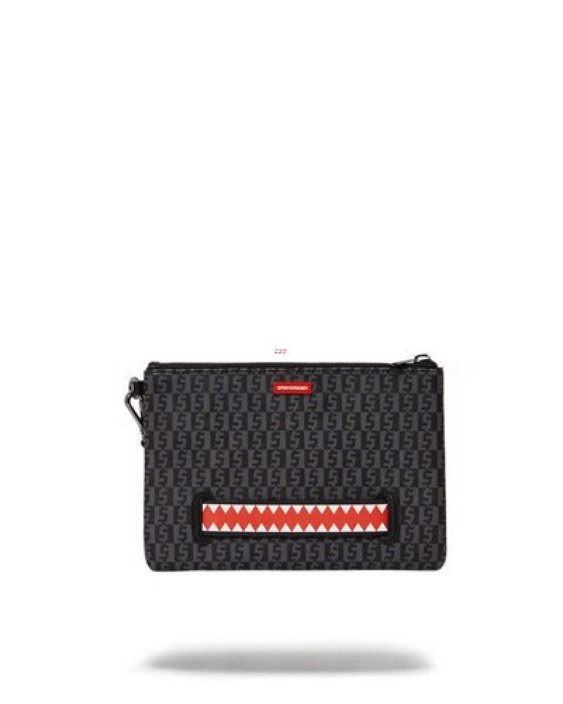 Black Sprayground Spraygatti Revv Crossover Clutch Bag | 85137-DUMA