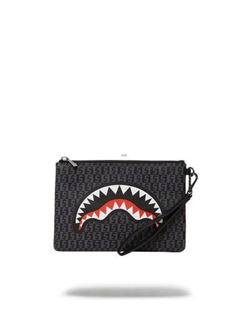 Black Sprayground Spraygatti Revv Crossover Clutch Bag | 85137-DUMA