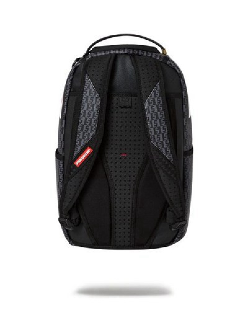 Black Sprayground Spraygatti Revv (Dlxv) Backpacks | 07932-UXOY