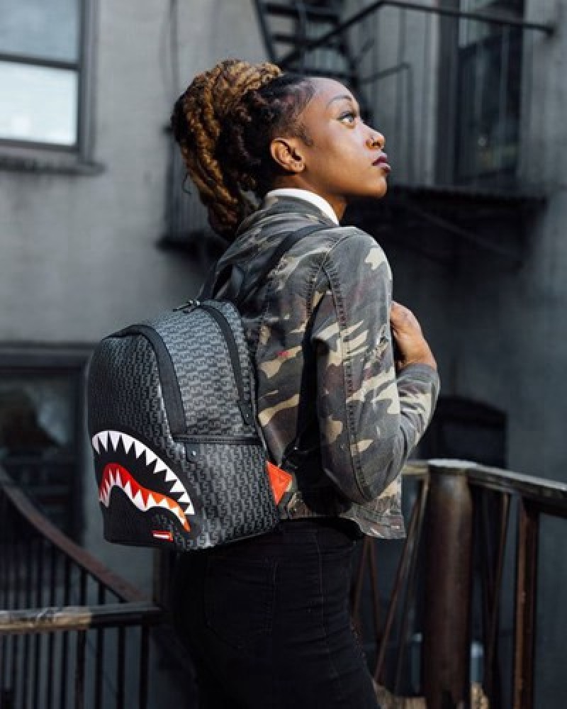 Black Sprayground Spraygatti Revv Savage JM001 Backpacks | 18036-AJFX