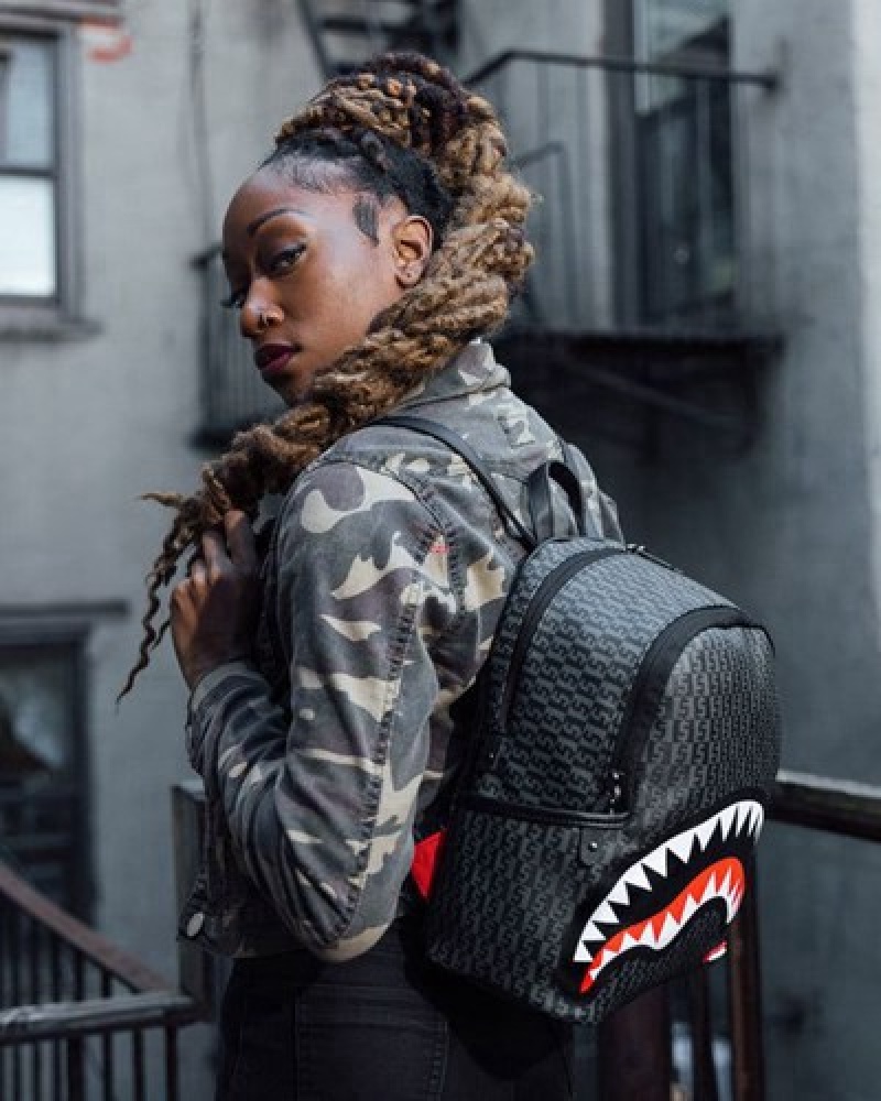 Black Sprayground Spraygatti Revv Savage JM001 Backpacks | 18036-AJFX